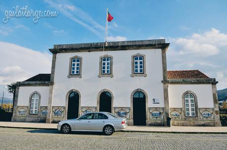 azulejos of Caminha Railway Station, Portugal