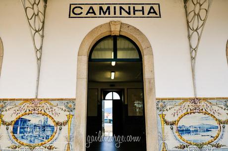 azulejos of Caminha Railway Station, Portugal