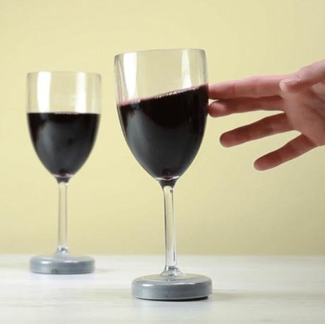 Untippable Wine Glass