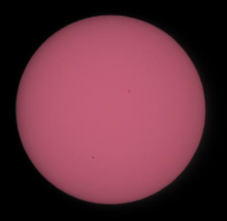 Mercury passage over the Sun May 2016