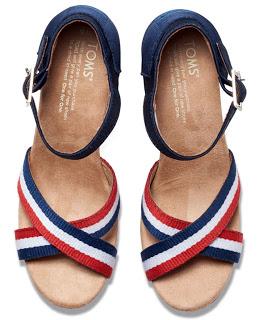 Shoe of the Day | TOMS Election Charms Wedges