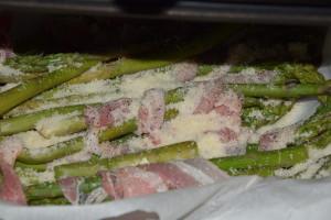 Involtini di asparagi. La mia ricetta. My recipe of asparagus rolls
