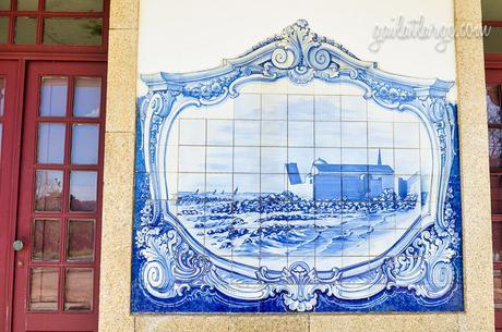 azulejos of Maia Railway Station / Estação Ferroviária de Maia