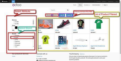 Ecommerce filtering
