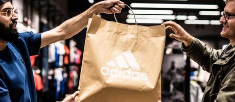 adidas makes plastic shopping bags history