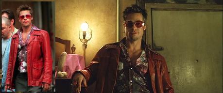 Tyler Durden’s Rust Red Leather Jacket Tyler oozes reckless swagger as he drops in on a suicidal Marla Singer.