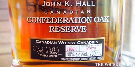 Forty Creek Confederation Oak Label