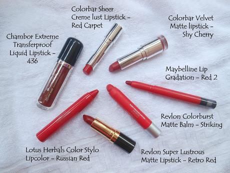 7 Hot Red Lipsticks to try this Summer!