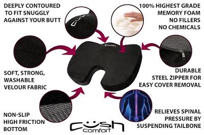 Sit More Comfortably with a Cush Comfort Cushion! (Promo Code Included)