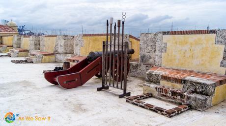 Cannons still stand ready to defend Cartagena