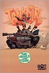 Tank Girl: Two Girls One Tank #1 Cover - Ghost Variant Group Variant
