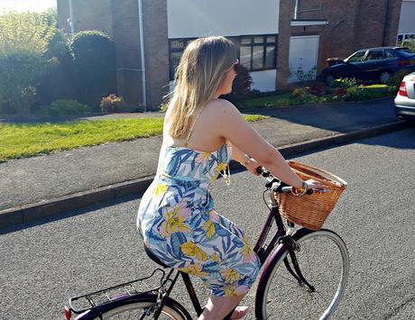 Tropical Print Culotte Jumpsuit and Fringing Vibes // Style