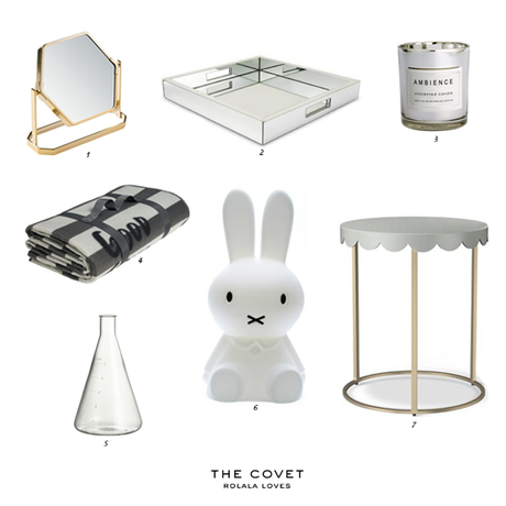 Home Decor, Nate Berkus, Threshold Tray, H&M Home, Miffy Lamp