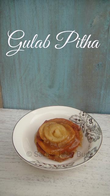 Golap Pitha / Gulab Pitha / Rose shaped sweet of Bangladesh