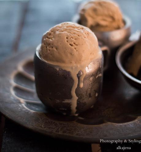 Chai Ice cream  - How to make Masala Chai Ice cream at home