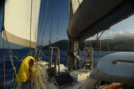 sailing north