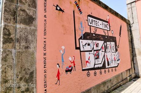 street art by Mariana Rio at Jardim da Praça Coronel Pacheco, Porto