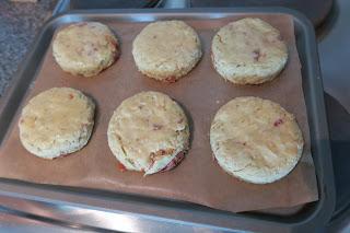 Cheese, Sundried Tomato & Pesto Scones