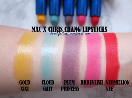 MAC x Chris Chang Lipsticks (2)