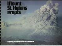 Image: Mount St. Helens Erupts (a report by the Everett Herald and Western Sun), by  Evertt Herald and Western Sun, Ralph Langer. Publisher: Johnson Printing Inc.; First edition (1980)