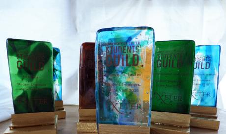 exeter university award recycled glass
