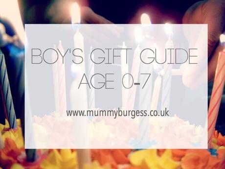 Boy's Gift Guide Age 0-7