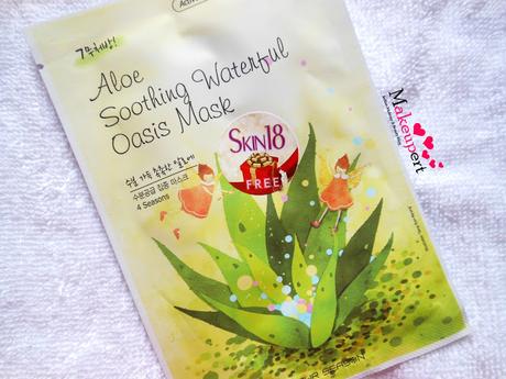 Four Season Aloe Soothing Waterful Oasis Mask (Whitening Function) Review