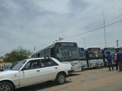 Visting A Pink Lake! : My Trip to Lac Rose in Senegal Buses in Keur Massar