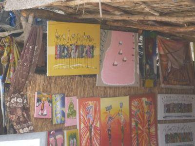 Visting A Pink Lake! : My Trip to Lac Rose in Senegal Souvenirs at Lac Rose