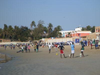 Staying at Maison Abaka, N’Gor Beach, Dakar, Senegal Football on the beach