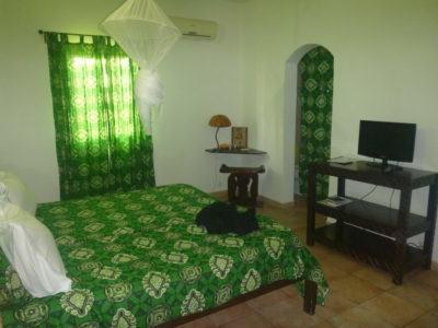 Staying at Maison Abaka, N’Gor Beach, Dakar, Senegal My cosy room at Maison Abaka