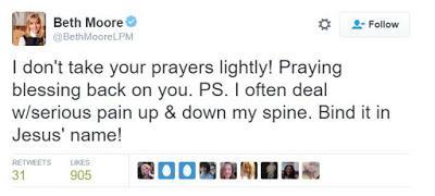 Beth Moore bible twisting now includes 