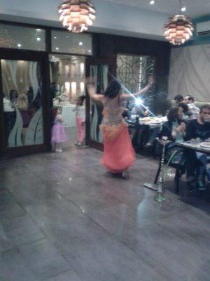 Thirsty Thursdays: Watching Belly Dancing in Restaurant Farid, Dakar, Senegal Mina in action in Farid Restaurant