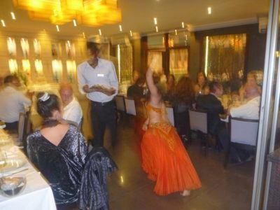 Thirsty Thursdays: Watching Belly Dancing in Restaurant Farid, Dakar, Senegal Mina in action in Farid Restaurant