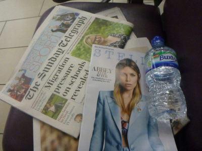 Secret Senegal: Dean Court to Dakar – Goodbye the Portman, Up the Cherries #MSMLostLuggage Newspaper and water