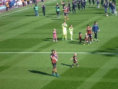Secret Senegal: Dean Court to Dakar – Goodbye the Portman, Up the Cherries #MSMLostLuggage Post match parade and players lap of honour