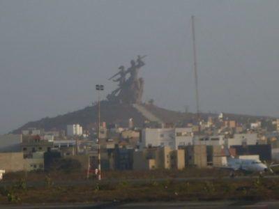 Staying at Hotel Baraka in Downtown Dakar, Senegal African Renaissance Monument, Dakar, Senegal