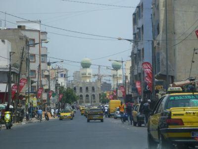 Staying at Hotel Baraka in Downtown Dakar, Senegal Manic streets of Dakar, Senegal