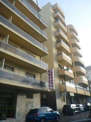 Staying at Hotel Baraka in Downtown Dakar, Senegal The exterior of Hotel Baraka