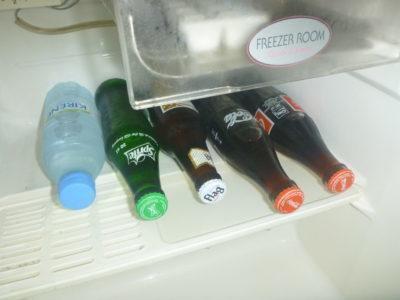 Staying at Hotel Baraka in Downtown Dakar, Senegal My minibar at Hotel Baraka in Dowtown Dakar, Senegal