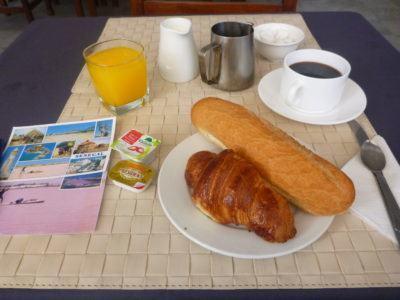 Staying at Hotel Baraka in Downtown Dakar, Senegal Breakfast at Hotel Baraka