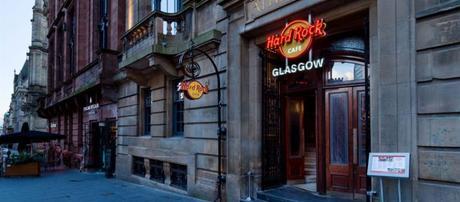 hard rock cafe glasgow outside foodie explorers