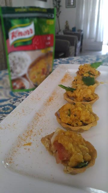 Jowar Atta Tarts and Dal Tadka with Kachumber  for KnorrMasterClass