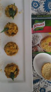 Jowar Atta Tarts and Dal Tadka with Kachumber  for KnorrMasterClass