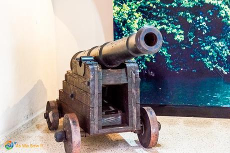 Original cannon from Panama Viejo