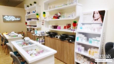 Dazzling DnD manicure and timeless pedicure by Bejeweled Nails bejeweled nails breadtalk ihq