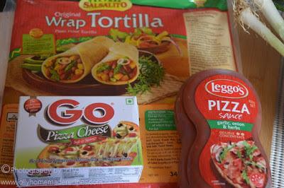 Tortilla Pizza Recipe, How to make Tortilla Wrap Pizza Recipe