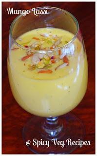 Lassi, Mango Lassi,beverages and drinks, Miscellaneous, North Indian, punjabi, Regional Indian Cuisine, Vrat Recipes,step by step