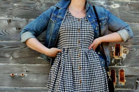 Look of the Day: Linen Gingham Babydoll Dress