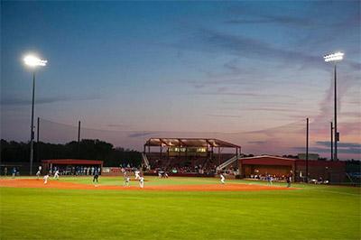 Twilight baseball. A beautiful yet challenging sky for players.